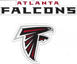 Atlanta Falcons 2pc Team Magnet Set