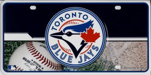 Toronto Blue Jays Metal License Plate
