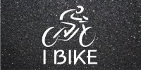 I Bike Photo License Plate