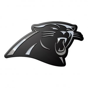 Carolina Panthers NFL Metal Auto Emblem
