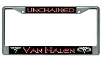 Van Halen Unchained Chrome License Plate Frame