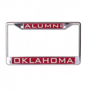 Oklahoma Sooners Alumni Laser Chrome License Plate Frame