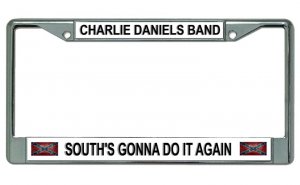 Charlie Daniels Band "South … Again" Chrome License Plate Frame