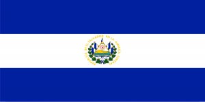 El Salvador Flag Photo License Plate