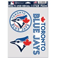 Toronto Blue Jays 3 Fan Pack Decals
