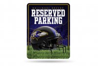 Baltimore Ravens Metal Parking Sign