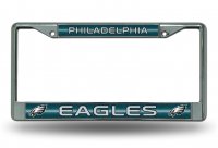 Philadelphia Eagles Glitter Chrome License Plate Frame