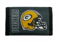 Green Bay Packers Nylon Trifold Wallet