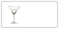 Margarita Glass Offset Photo License Plate