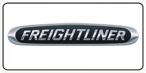 Freightliner Logo On White Photo License Plate