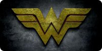 Wonder Woman Logo #2 Photo License Plate
