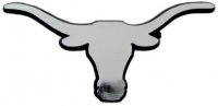 Texas Longhorns Chrome Auto Emblem