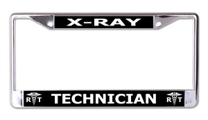 X-ray Technician Chrome License Plate Frame