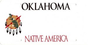 Design It Yourself Oklahoma State Look-Alike Bicycle Plate #2