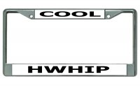 Cool Hwhip Chrome License Plate Frame