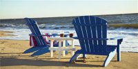 Beach Chairs Photo License Plate