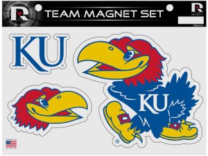 Kansas Jayhawks Team Magnet Set