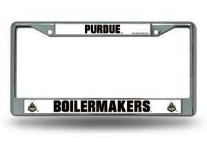 Purdue Boilermakers Chrome License Plate Frame