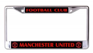 Manchester United Football Club #2 Chrome License Plate Frame