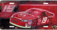 Jeremy Mayfield #19 NASCAR License Plate