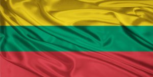 Lithuanian Flag Photo License Plate