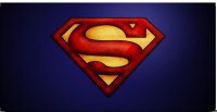 Superman Logo #4 Photo License Plate