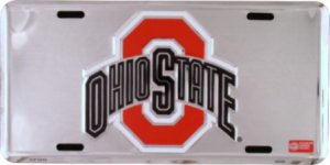 Ohio State Anodized License Plate