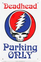 Grateful Dead Steal Your Face Skull Parking Sign