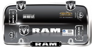 Dodge Ram Chrome License Plate Frame