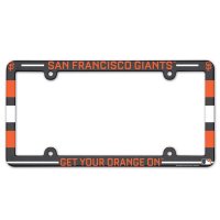 San Francisco Giants Full Color Plastic License Plate Frame