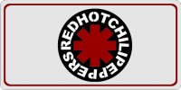 Red Hot Chili Peppers Photo License Plate