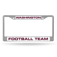 Washington Football Team Chrome License Plate Frame