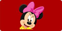 Minnie Mouse Photo License Plate