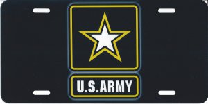 U.S. Army Logo Photo License Plate