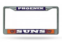 Phoenix Suns Chrome License Plate Frame