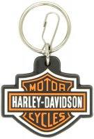 Harley-Davidson Logo Rubber Keychain