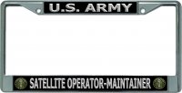 U.S. Army Satellite Operator-Maintainer Chrome Frame