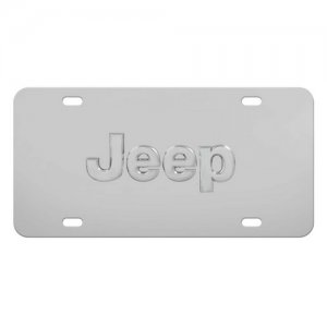 Jeep Stainless Steel License Plate