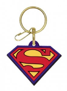 Superman Rubber Keychain