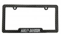 Harley-Davidson Carbon Fiber Look License Plate Frame