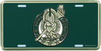 U.S. Army Recruiter Badge License Plate