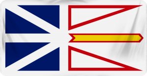 Newfoundland Flag Photo License Plate