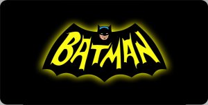 Batman Nostalgic Photo License Plate