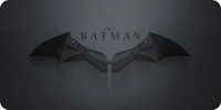 The Batman Gray Logo Photo License Plate