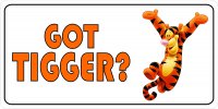 Got Tigger? Tigger Photo License Plate