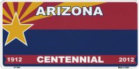 Arizona Centennial Photo License Plate