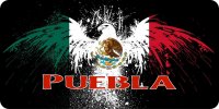 Mexico Puebla Eagle Photo License Plate