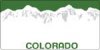 Colorado License Plates & Frames