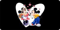 Mickey And Minnie Photo License Plate