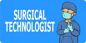 Surgical Technologist Male Photo License Plate